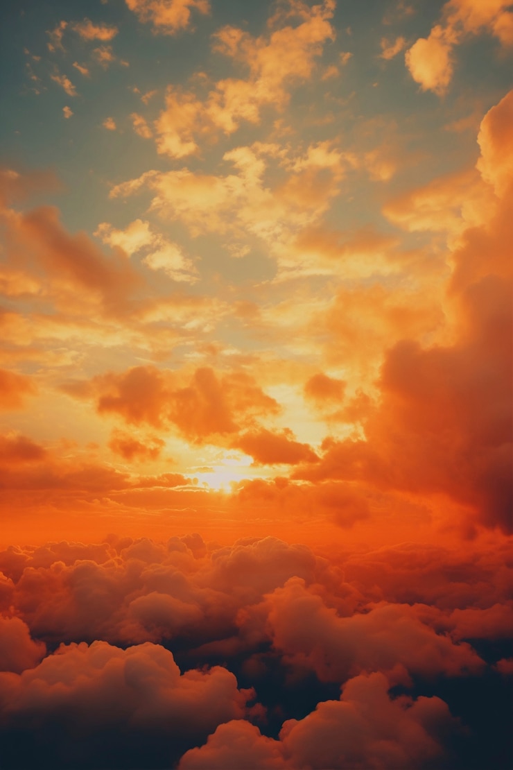 Foto gratuito bellissimo paesaggio del cielo in stile arte digitale