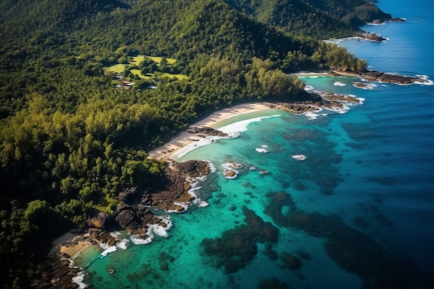 Bellissimo paesaggio marino