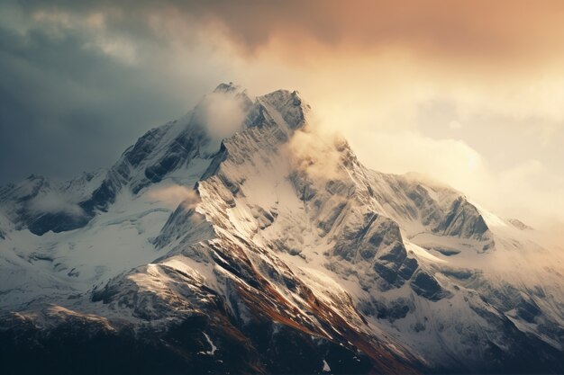 Bellissimo paesaggio naturale con montagne