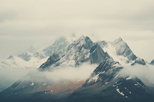 Bellissimo paesaggio naturale con montagne