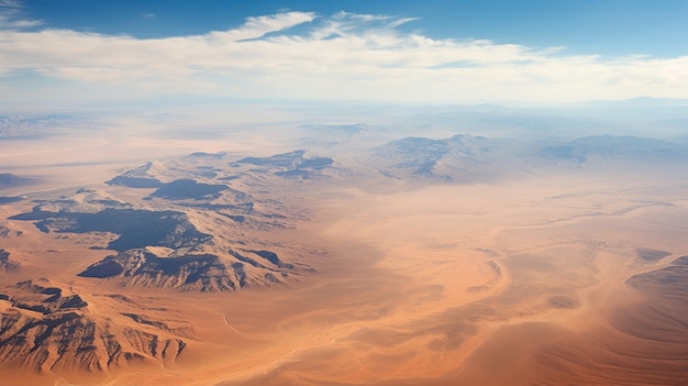 Bellissimo paesaggio naturale del deserto