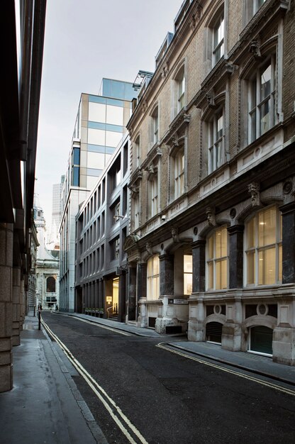 Bellissimo paesaggio urbano di strade di Londra