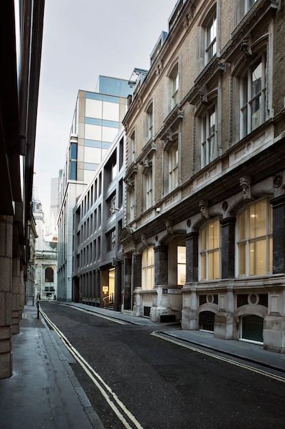 Bellissimo paesaggio urbano di strade di Londra