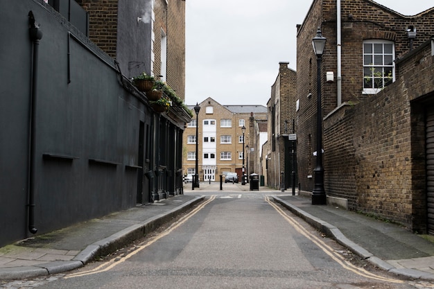 Bellissimo paesaggio urbano di strade di Londra