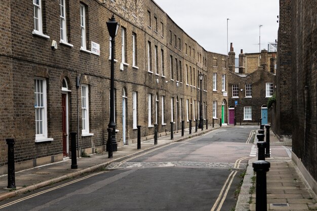 Bellissimo paesaggio urbano di strade di Londra