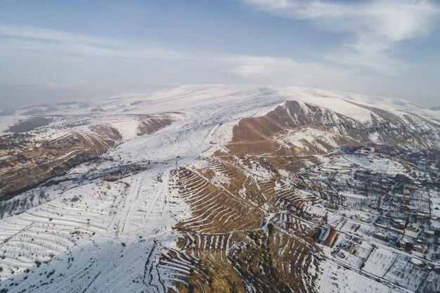 Bellissimo scatto aereo con drone