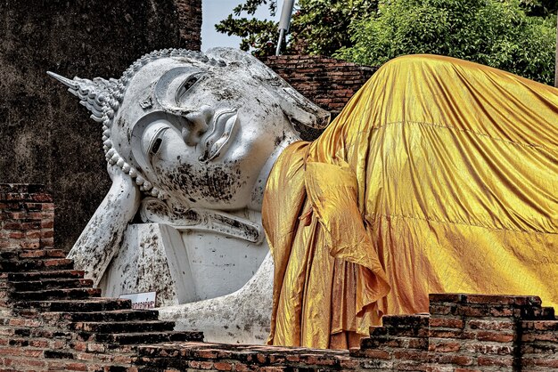 Bellissimo scatto della statua del Buddha