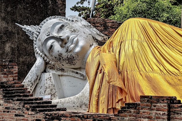 Bellissimo scatto della statua del Buddha