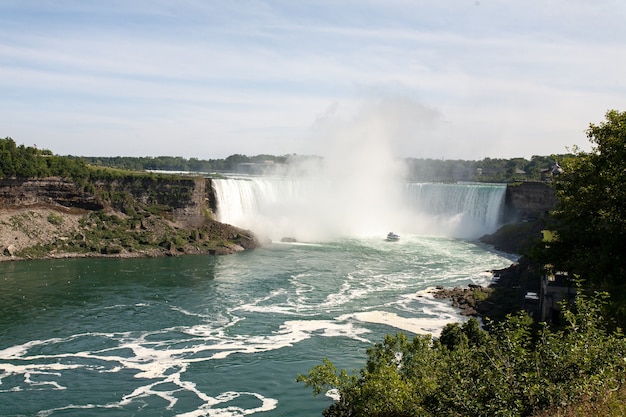 Bellissimo scatto delle Horseshoe Falls in Canada