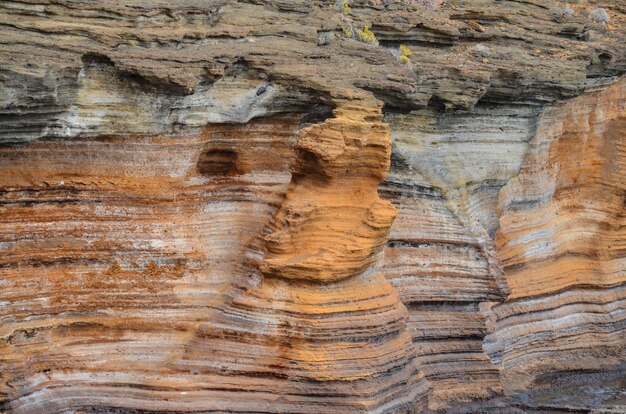 Bellissimo scatto di gran canaria basaltica delle isole canarie in spagna