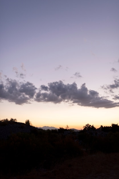 Bellissimo skyscape durante il giorno