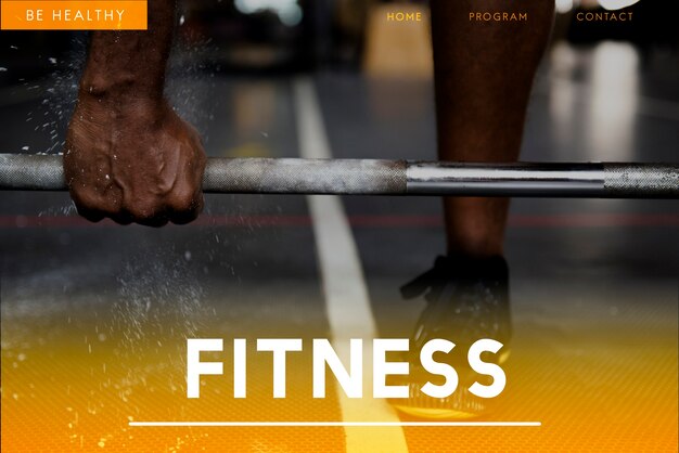 Benessere Fitness Icona di stile di vita sano