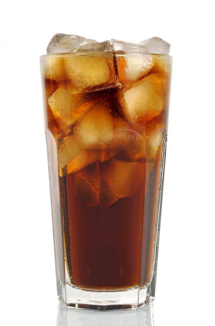 Foto gratuito bicchiere di cola