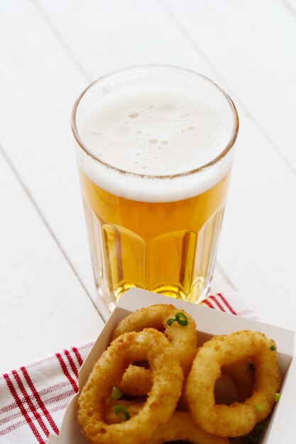 Birra e snack