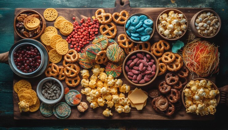 Foto gratuito biscotti fatti in casa su sfondo tavolo in legno rustico generato da ai