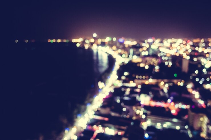 Foto gratuito blur pattaya city