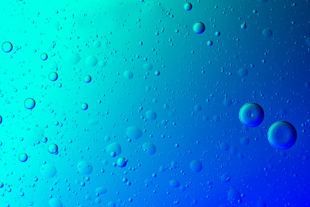 Bolla di olio di sfondo astratto sfumato nella carta da parati dell'acqua