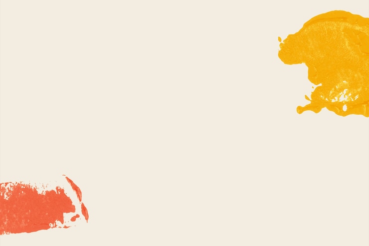 Foto gratuito bordo colorato con stampa a blocchi su sfondo beige