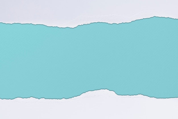 Bordo di carta strappato sfondo blu colorato fai da te artigianale