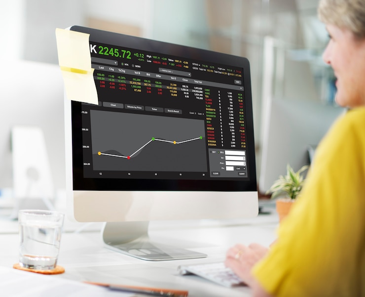 Foto gratuito borsa trading forex finanza concept grafico
