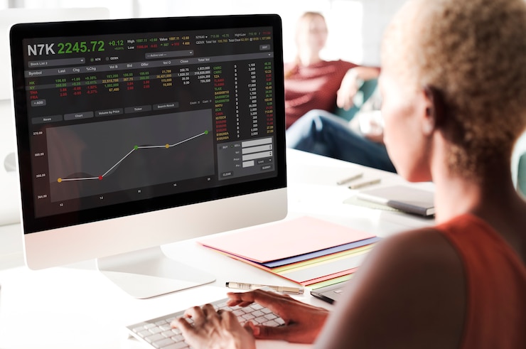 Foto gratuito borsa trading forex finanza concept grafico