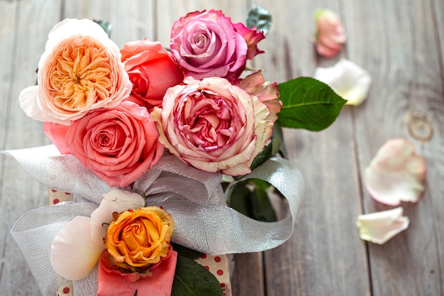 Bouquet di rose fresche