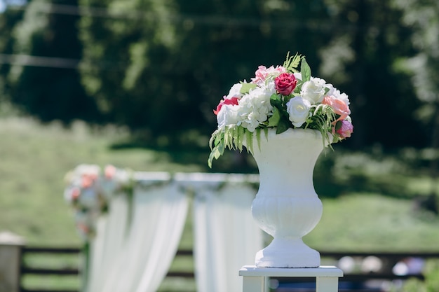 Bouquet in un vaso