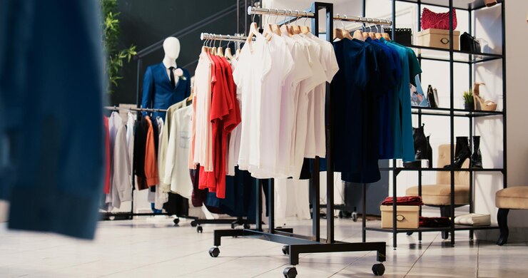 Foto gratuito boutique vuota in un centro commerciale