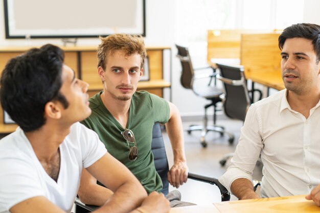 Brainstorming nel gruppo di allenamento