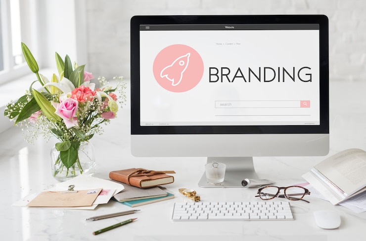 Foto gratuito branding copyright design spaceship graphic concept