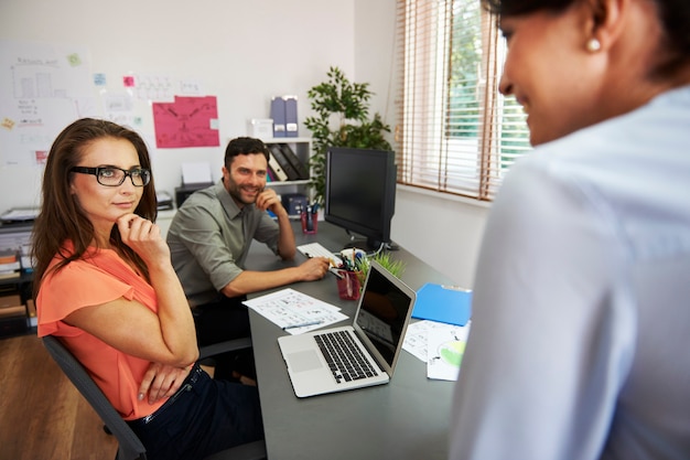 Buona preparazione dei miei dipendenti per l'incontro con i clienti