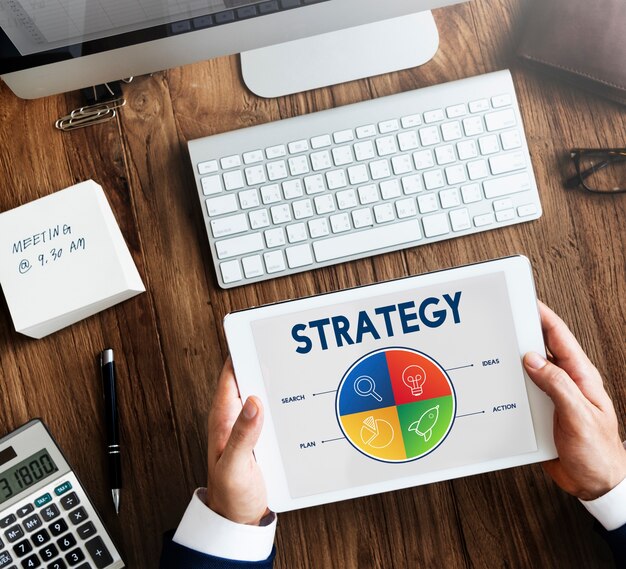 Business Startup imprenditore strategia Target Concept