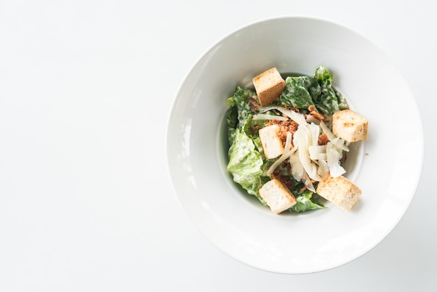 Caesar salad con crostini