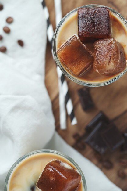 Caffè freddo con cioccolato