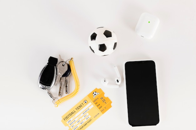 Calcio composizione di still life