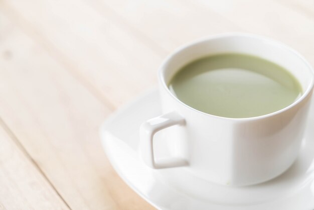 Caldo matcha latte