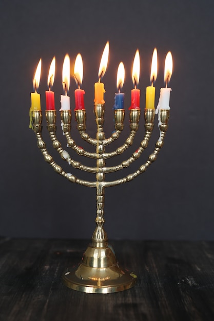 Candele colorate, Hanukkah