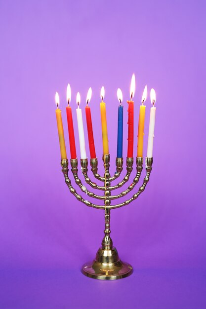 Candele colorate, Hanukkah