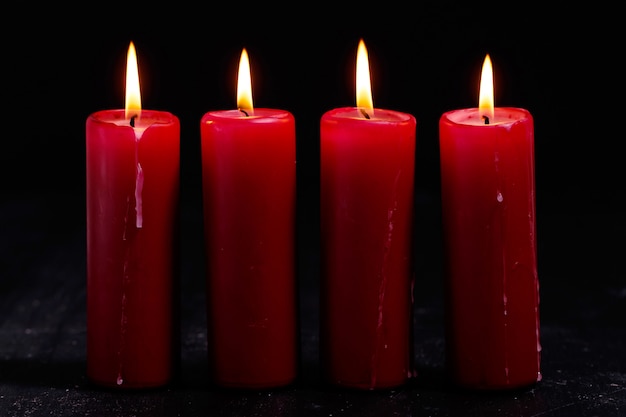 Candele rosse