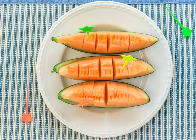 Cantaloupe frutta fresca