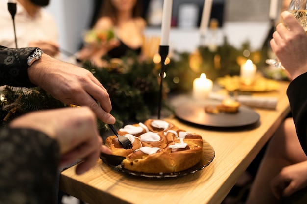 Capodanno trascorso con gli amici e festeggiando