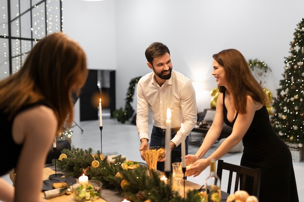 Capodanno trascorso con gli amici e festeggiando