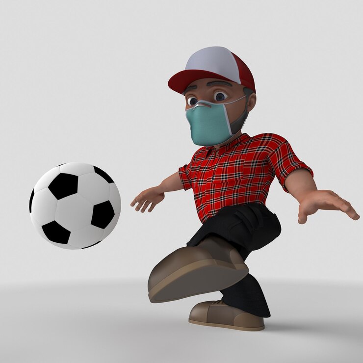 Foto gratuito carattere del boscaiolo del fumetto 3d