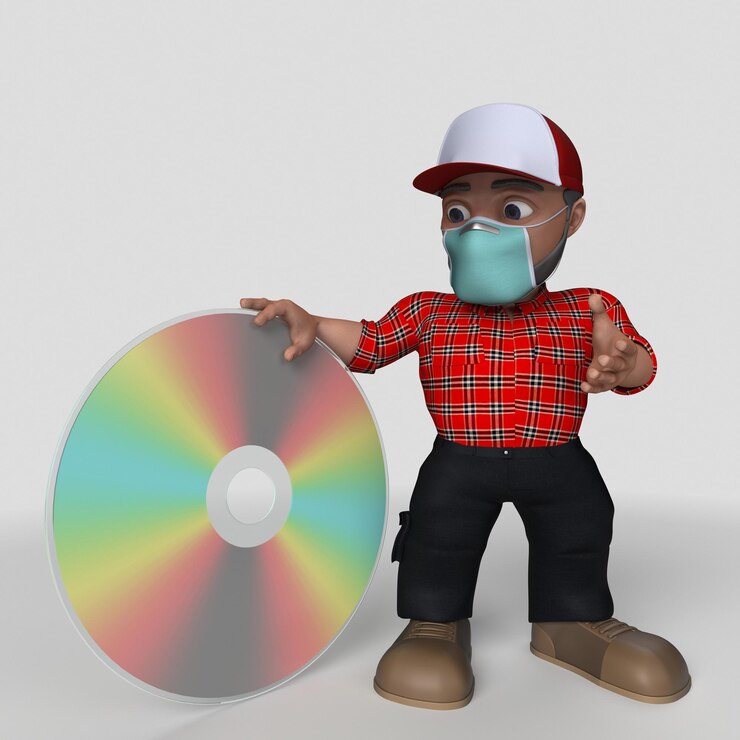 Foto gratuito carattere del boscaiolo del fumetto 3d