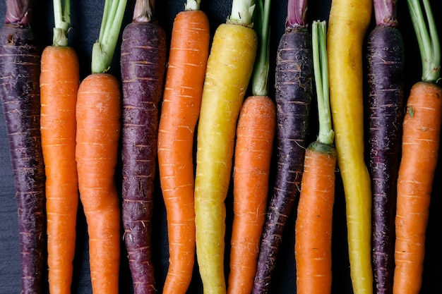 Carota sul tavolo