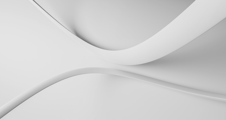 Foto gratuito carta da parati moderna geometrica con linee rotonde