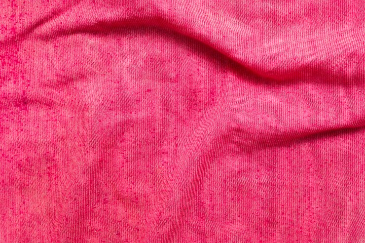 Foto gratuito carta da parati primo piano in tessuto rosa