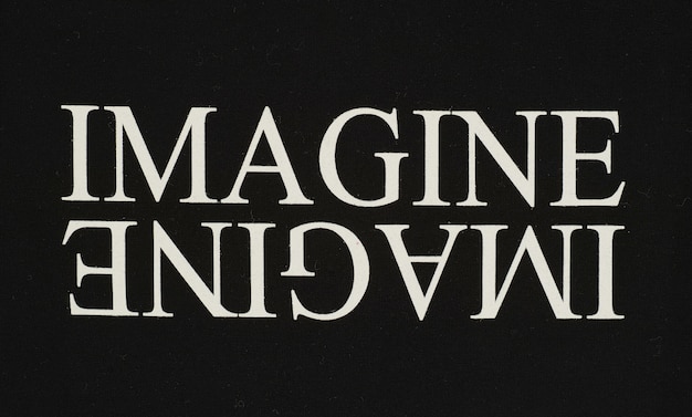 Cartello che dice &quot;Imagine&quot;