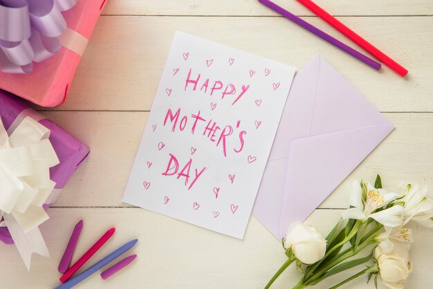 Cartolina pastello per il giorno di Happy Mother