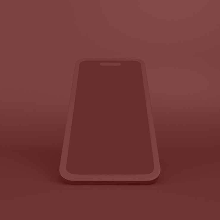 Foto gratuito cartoon clay phone 14 pro vista frontale